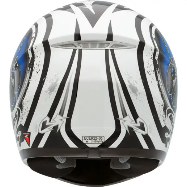 Mds by Agv M10 Multi Handstop fullface helmet white-blue