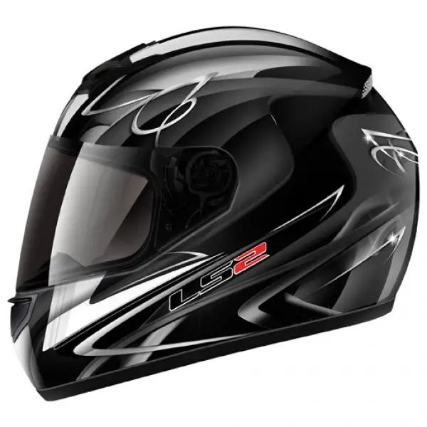 LS2 FF351 Diamond II full face helmet Black-White