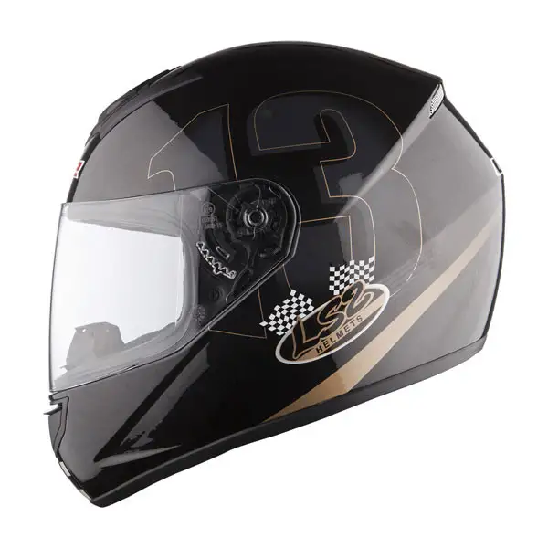 Full face helmet LS2 FF351 Black Poker
