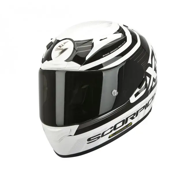 Scorpion Exo 2000 Evo Air Fortis full face helmet black white