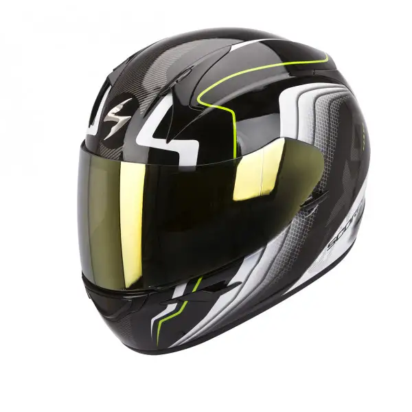 Scorpion Exo 410 Air Altus full face helmet black white