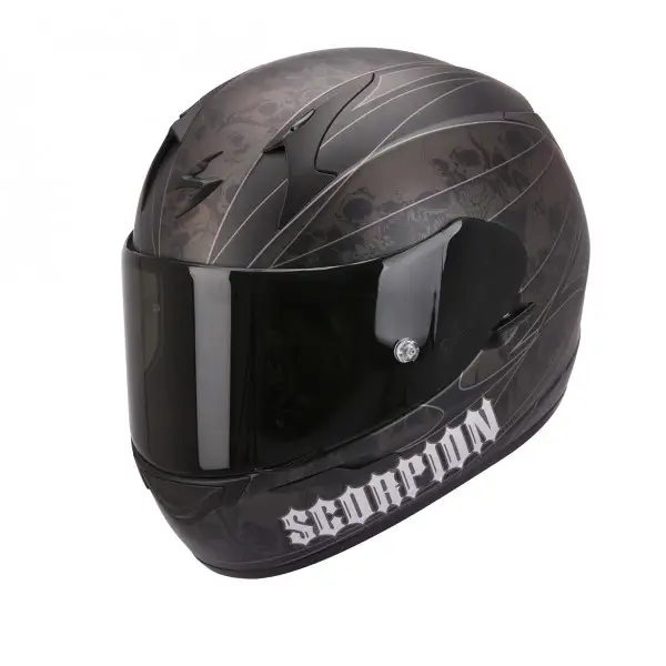 Scorpion Exo 410 Air Underworld full face helmet black silver