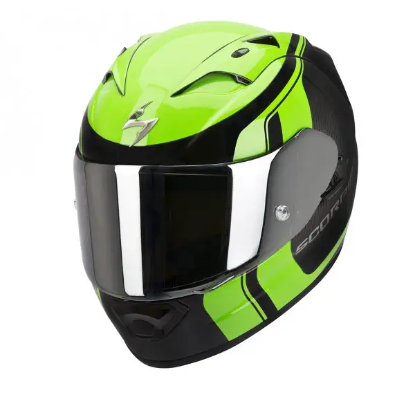 Scorpion Exo 1200 Air Stream Tour full face helmet black green