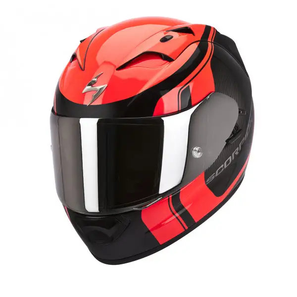 Scorpion Exo 1200 Air Stream Tour full face helmet black red