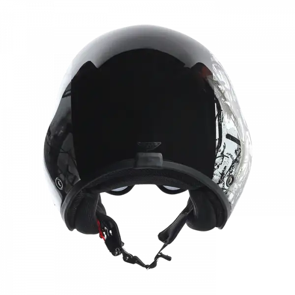 Diesel Hi-Jack Multi Graffiti jet helmet Black