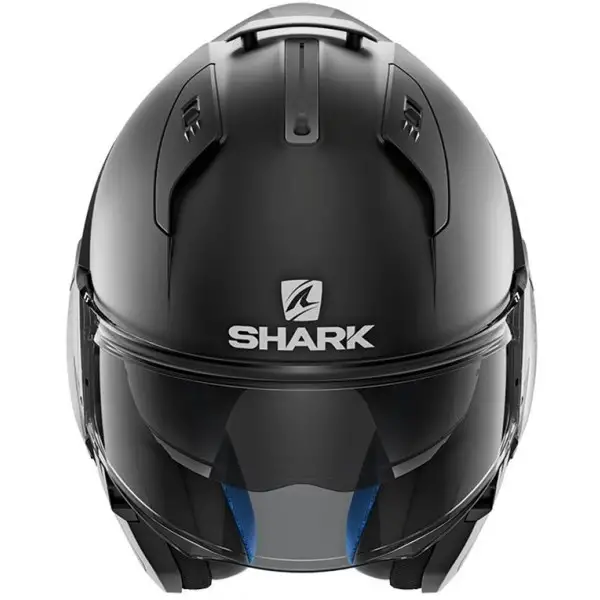 Casco modulare Shark EVO-ONE 2 BLANK Mat Nero Opaco