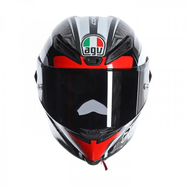 Agv Race Corsa Circuit full face helmet Black White Red