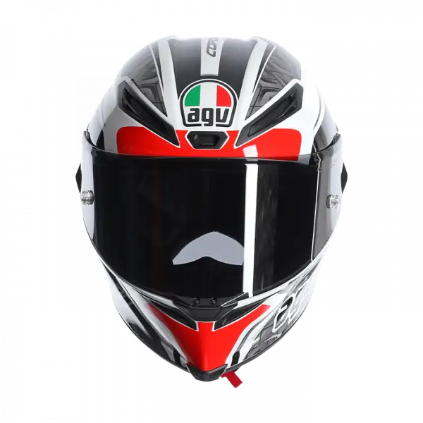 Agv Race Corsa Circuit full face helmet White Black Red