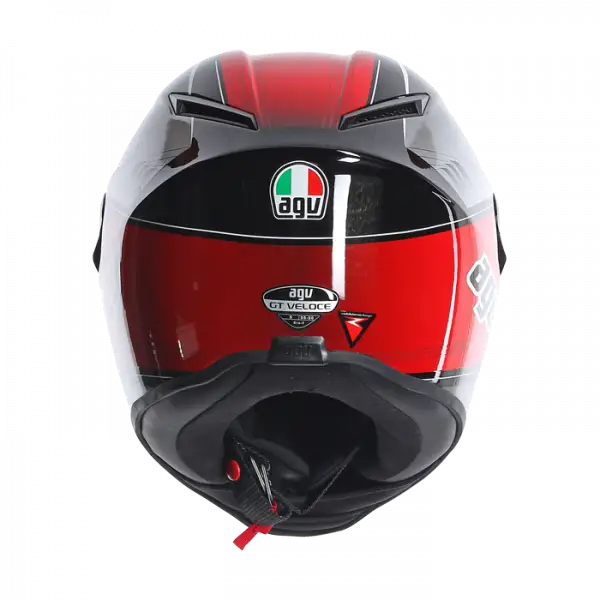 AGV GT Veloce GTX full face helmet Black Grey Red