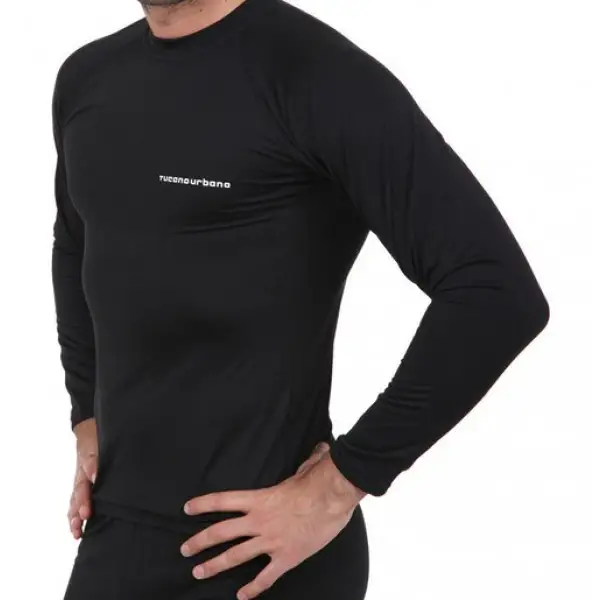 TUCANO URBANO Polo Nord 670 Long Sleeves Thermal Shirt black