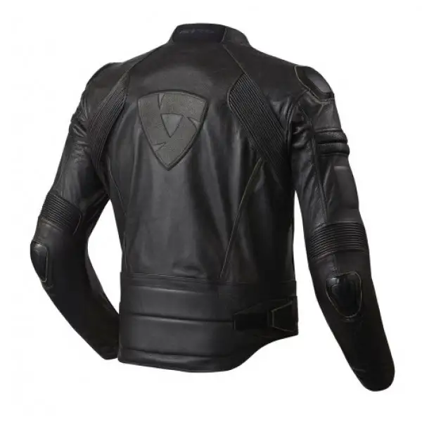 Giacca moto pelle Rev'it Akira Vintage marrone scuro