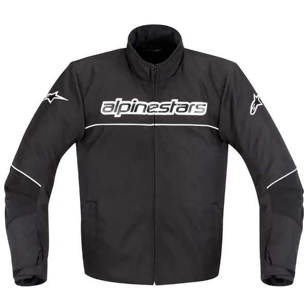 Alpinestars AST-1 WP Waterproof  motorcycle jacket black-white