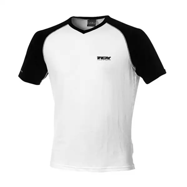 TCX summer short sleeved t-shirt White-Black