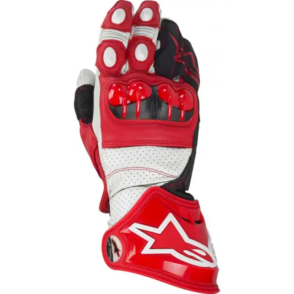 Alpinestars Gp Tech leather gloves red