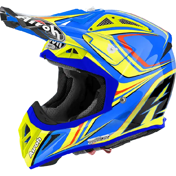 Casco cross Airoh Aviator 2.2 Begin lucido