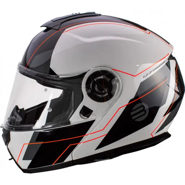 Casco modulare Befast Tank con doppia omologazione P/J Bianco Nero