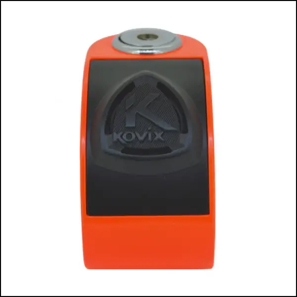 Kovix brake lock with alarm KD6 pin 6mm fluo orange