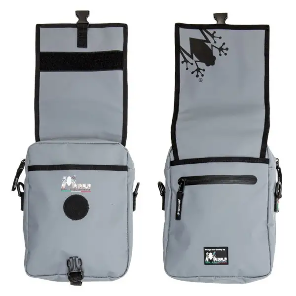 Amphibious Frog waterproof messenger bag 2,6 litres Grey