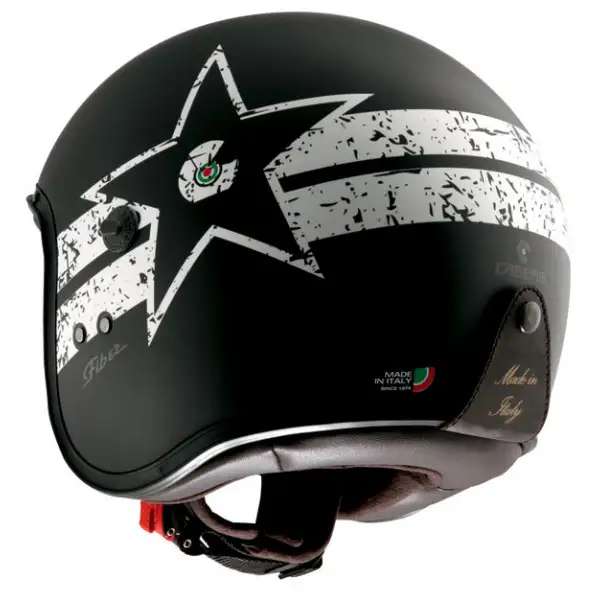 Caberg Freeride Soul jet helmet Matt Black White