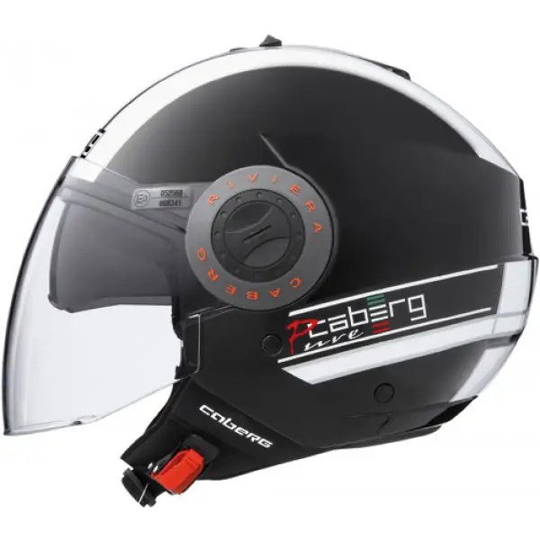 Caberg Riviera V2+Pure jet helmet col. black-white
