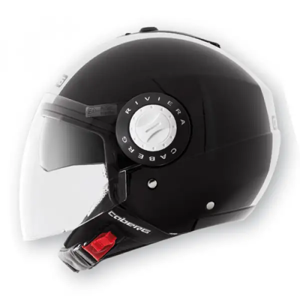 Caberg Riviera V2+ Legend jet helmet Black White