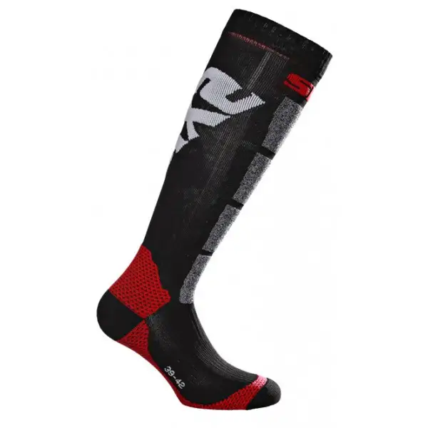 SIXS SPEED 2 socks Black red