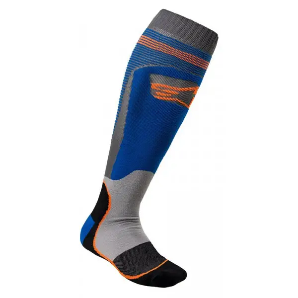 Alpinestars MX PLUS-1 technical socks blue grey