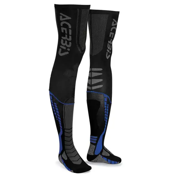 Calze tecniche lunghe Acerbis X-Leg Pro Nero Blu