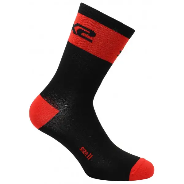 Technical Socks Sixs Short Logo Red
