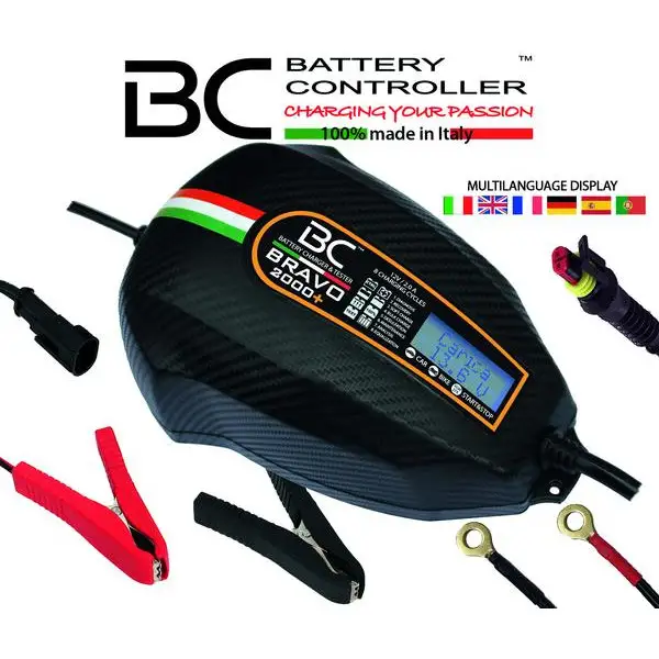 BC Battery Charger and Digital Maintainer and Battery Tester BC Battery BC BRAVO 2000 2A