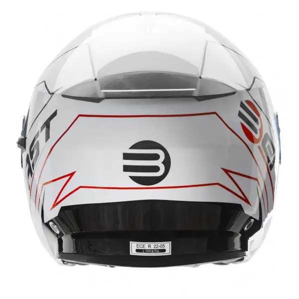 Casco jet Befast Thunder Bianco Rosso