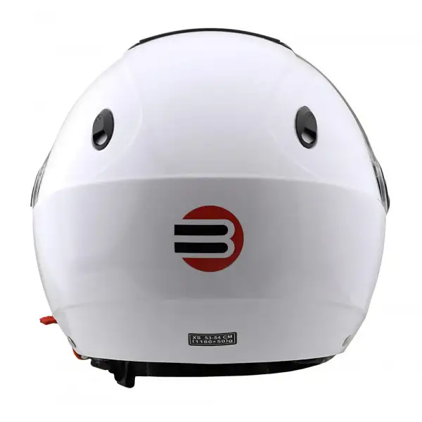 Casco demi-jet Befast Midi J bianco lucido