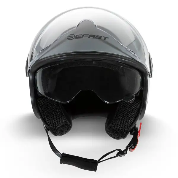 Casco jet Befast Rapid II doppia visiera Grigio Opaco