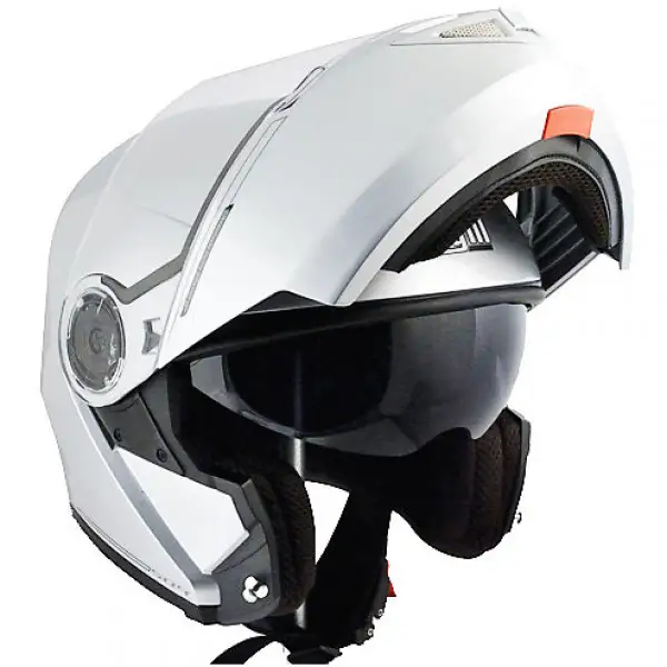 Casco modulare CGM Dubai 504A Bianco Metal