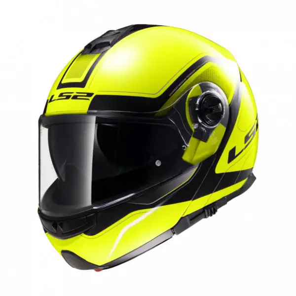 Casco modulare LS2 FF325 Strobe Civik Giallo alta visibilità