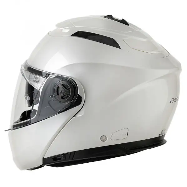 Casco apribile Airoh Phantom Color bianco lucido omologazione P-J