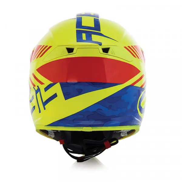 Off road helmet Acerbis Blackmamba Profile 3.0 Shiny Fluo Yellow blue