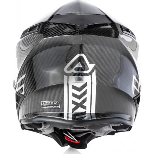 Acerbis IMPACT STEEL CARBON carbon cross helmet Silver