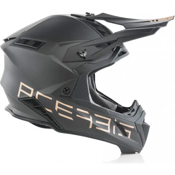 Acerbis IMPACT STEEL CARBON cross helmet Carbon Gold