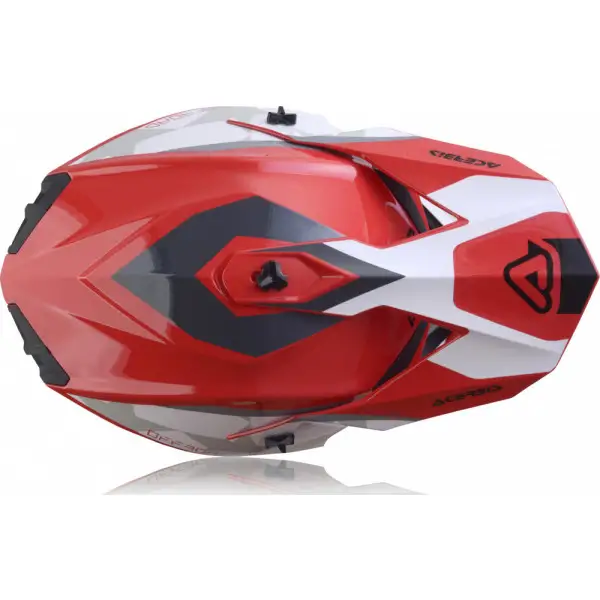 Acerbis LINEAR cross helmet red white