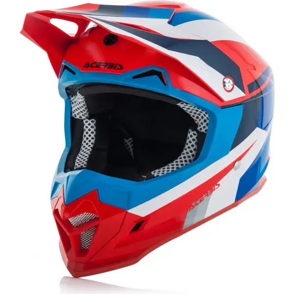 Acerbis Profile 4 off road helmet Blue Red White