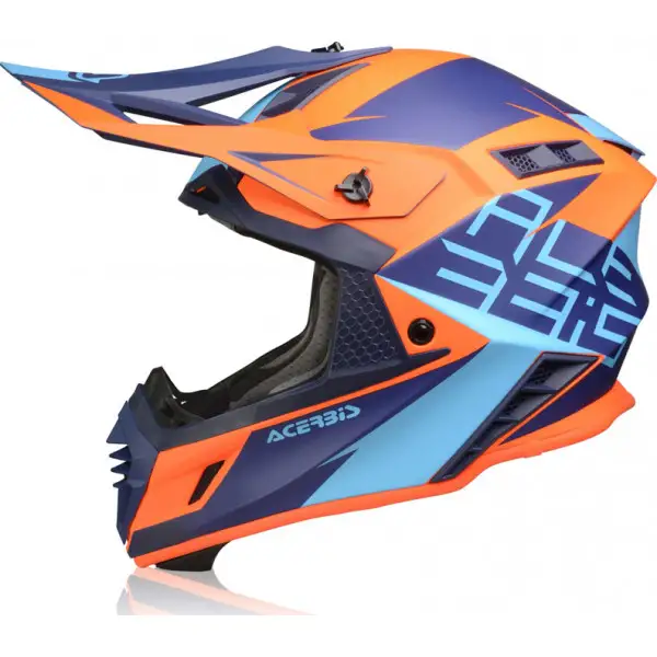 Acerbis X-Track VTR cross helmet fiber Blue Orange