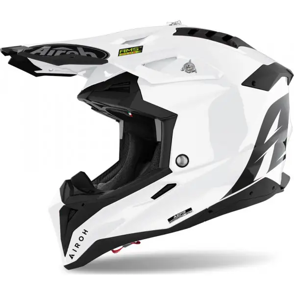 Airoh Aviator 3 Color cross helmet white gloss