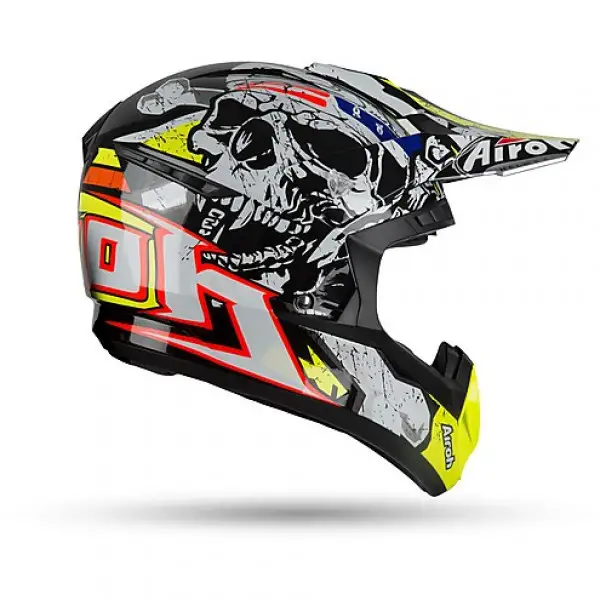 Airoh Switch Pirate  cross helmet multicolor gloss