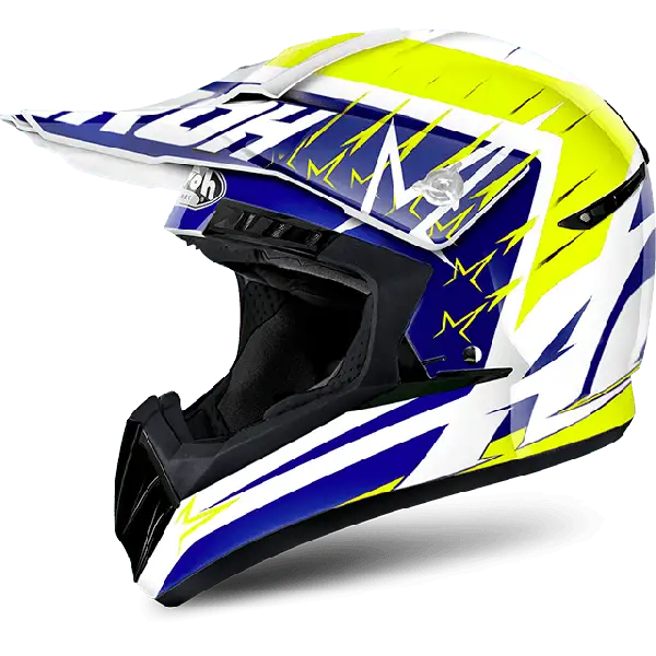 Airoh Switch Startruck yellow fluo off road helmet