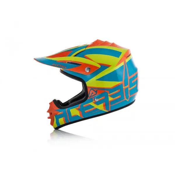 Acerbis kid cross helmet Impact Junior 3.0 ble fluo orange