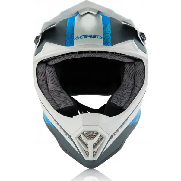 Acerbis Impact Steel junior cross helmet Blue Grey