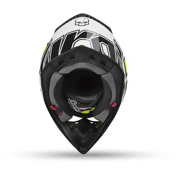 Airoh Aviator J Cairoli 019 child cross fiber helmet Yellow White Black gloss