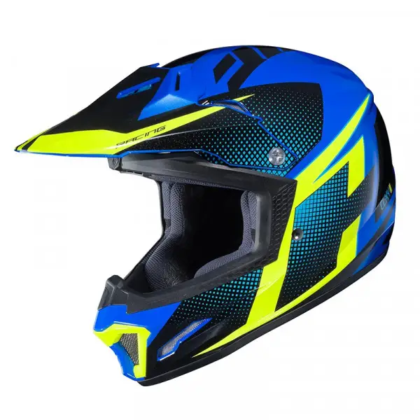 HJC CL-XY II ARGOS kid cross helmet MC23 Blue Yellow