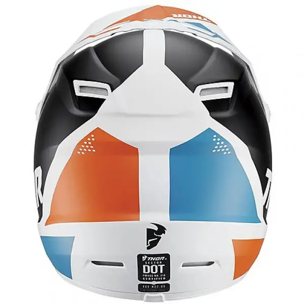 Thor Sector Blade kid cross helmet White Blue Navy